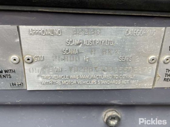 2018年式スカニアR620