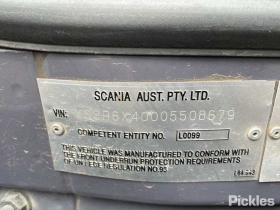 2018年式スカニアR620