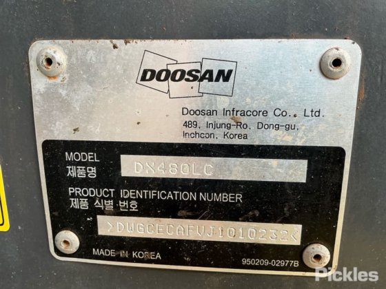 2018年斗山DX480LC