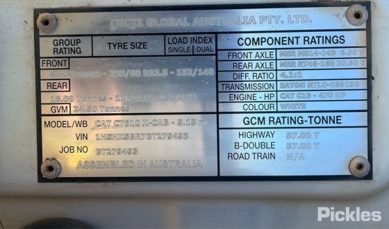 2010 卡特彼勒 CT