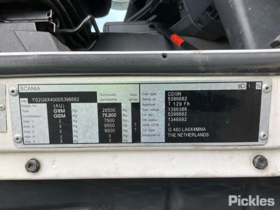 2015款斯堪尼亚G480