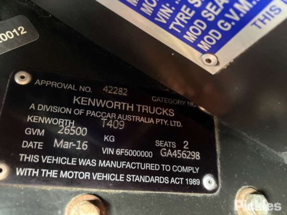 2016款肯沃斯T409