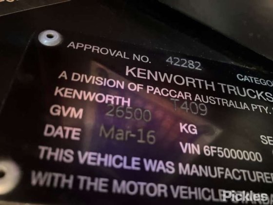 2016款肯沃斯T409