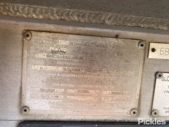2005年式スローンビルト トレーラー タンデム