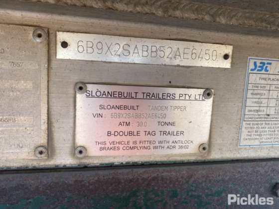 2005年式スローンビルト トレーラー タンデム