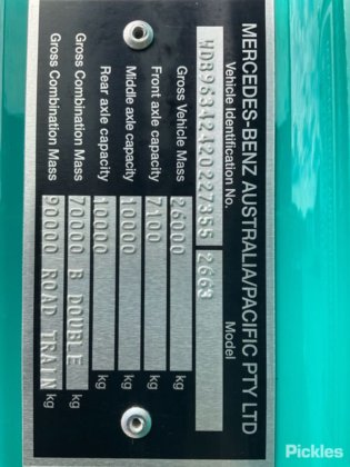 2018 メルセデス ベンツ アクトロス 2663