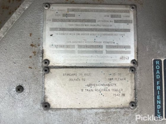 2000年式 サザンクロス トレーラー スタンダード トライアクスル