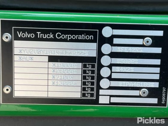 2019年式ボルボ FE280