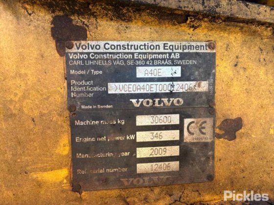 2009 Volvo A40E
