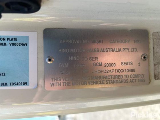 2021年式 日野FD500