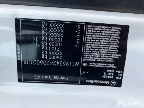 2022 メルセデス ベンツ アクトロス 2646