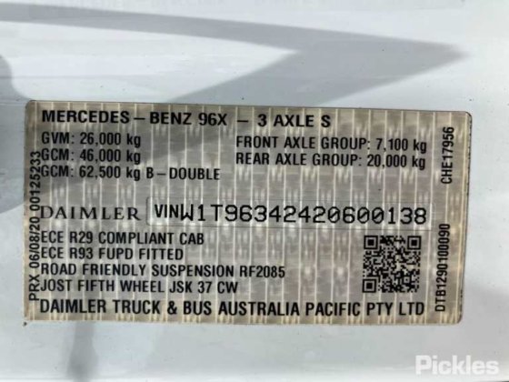 2022 メルセデス ベンツ アクトロス 2646