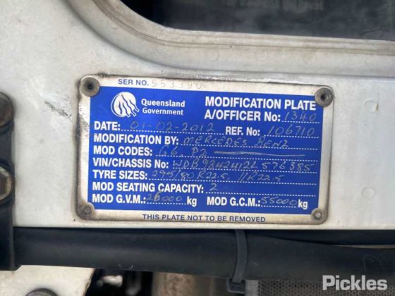 2011 梅赛德斯·奔驰 Actros 2644