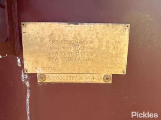 2017年式 Barker ヘビーデューティー トライアクスル