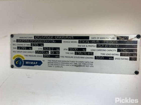 2019 クレセーダー・エクスカリバー・プリンス