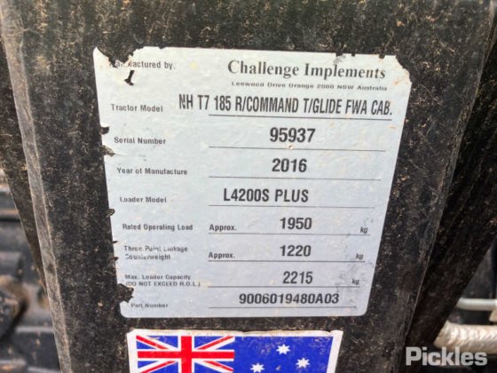 ニューホランド T7.185