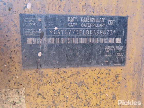 2005年式キャタピラー773E