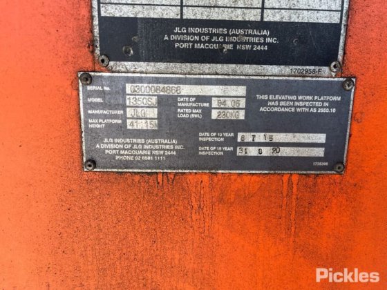2005 JLG 1350SJP