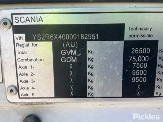2014年式スカニアR620