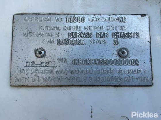 2002 日产 UD CK320