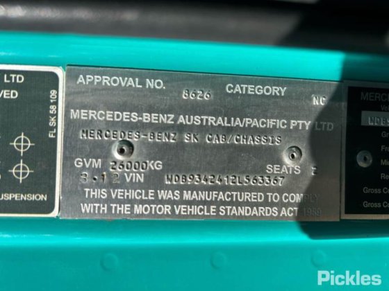 2012 款梅赛德斯-奔驰 Actros 2648