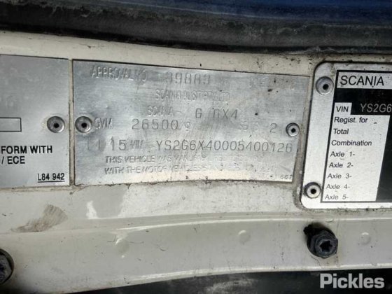 2015款斯堪尼亚G480