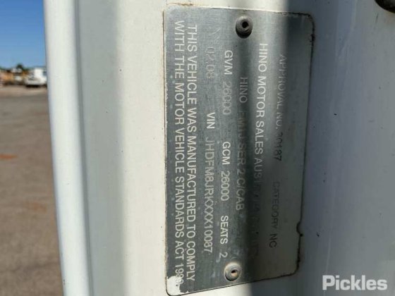 2008年式 日野 FM1J