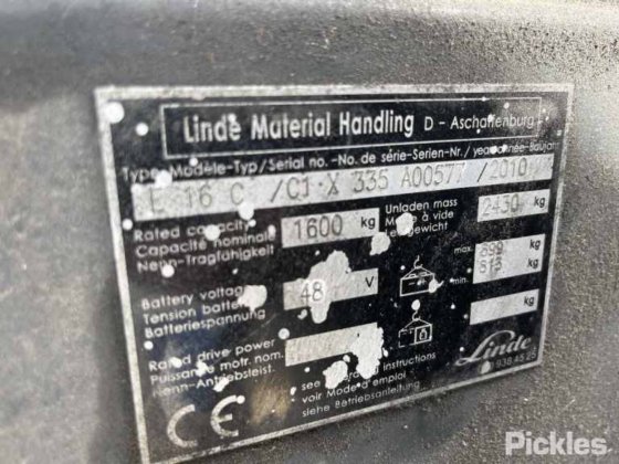 2010 リンデ E16C