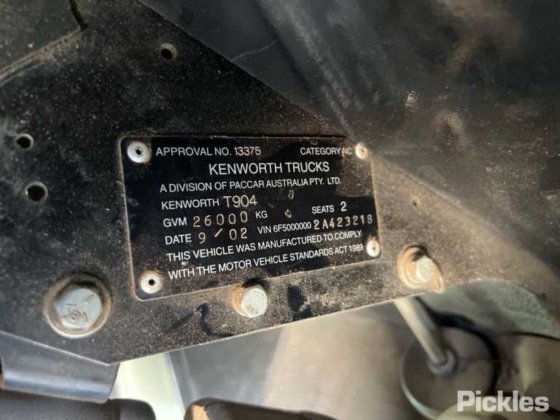 2002年ケンワース T904