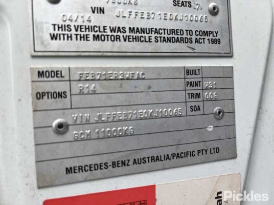 2014款 三菱扶桑 Canter 815