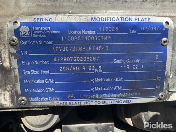 2014年 フレイトライナー コロナド