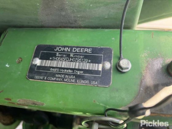 ジョンディア 645FD ハイドフレックス