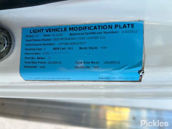 三菱ふそうキャンター515