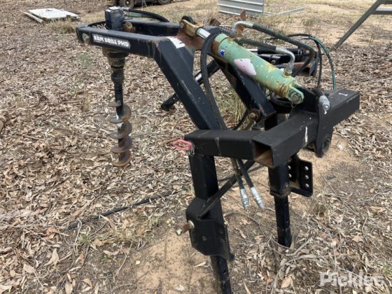 Digga Ram Drill 3 Point Linkage Hydraulic Post Hole Digger (Réf : No1 ...