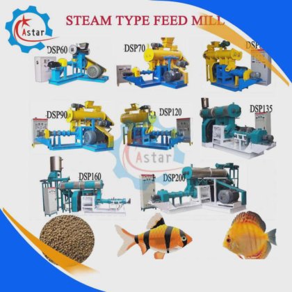 Wet Type (Steam Type) Fish Feed Mill/Fish Feed Small Pellet Mill in ...