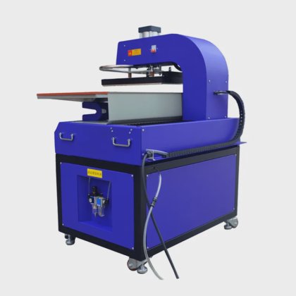 豪华触摸屏气动双工位热压机