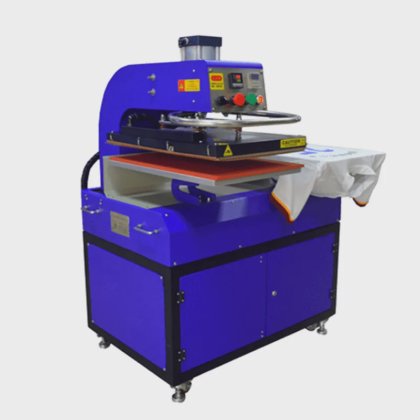 豪华触摸屏气动双工位热压机