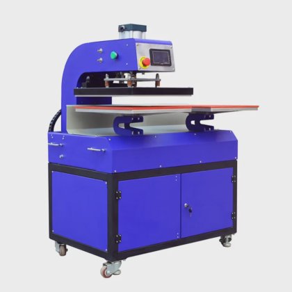 豪华触摸屏气动双工位热压机