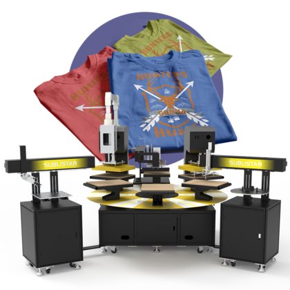 DTF智能自动热压转盘