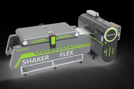 DTF-6004 Flex 2IN1 DTF 打印机和振动器