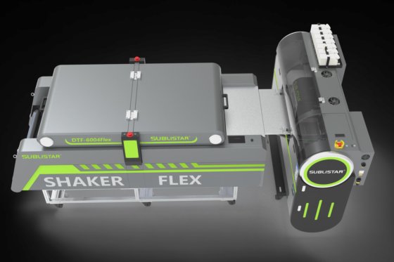 DTF-6004 Flex 2IN1 DTF 打印机和振动器