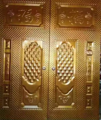 铜制不锈钢金属门板钢制门皮压花液压机