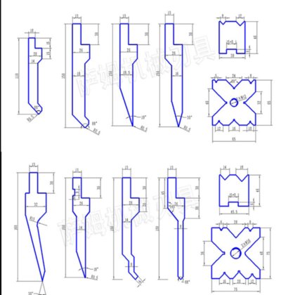 特注プレスブレーキ金型、アマダプレスブレーキ金型