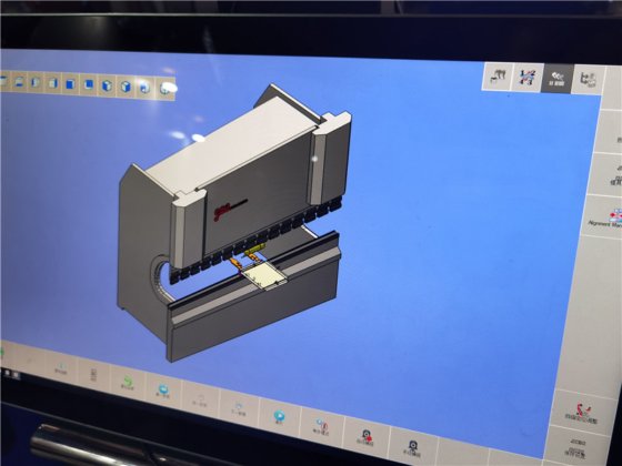 高精度6轴或8轴数控伺服折弯机，3D图形化Da66t数控系统