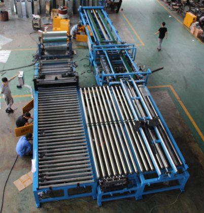 汽车风管制造线6，风管制造线U形