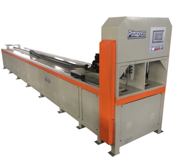 双头6米3的金属管子打孔和切割机