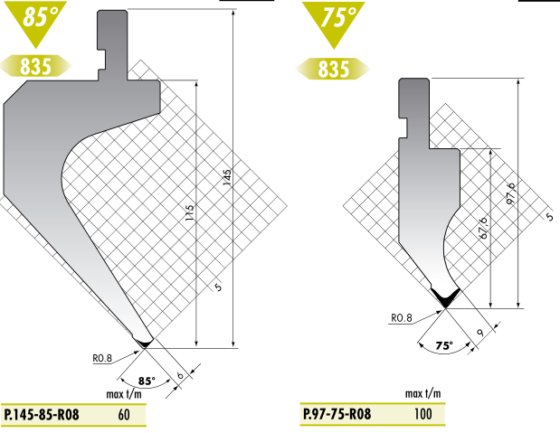 amada数控折弯机模具 冲床模具 专业折弯机模具 上部工具和模具套装