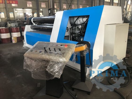 W12 4 ロール板曲げ機、cnc 板金コーン板圧延機