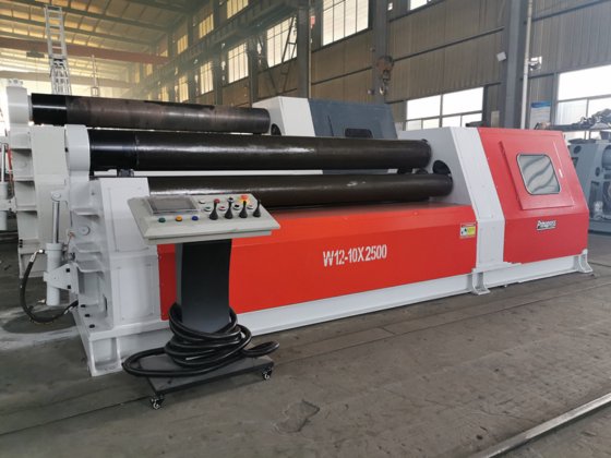 W12 4 辊卷板机、数控钣金锥形卷板机