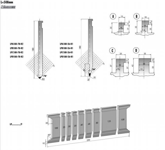 德国通快数控折弯机模具 通快折弯机冲床和模具